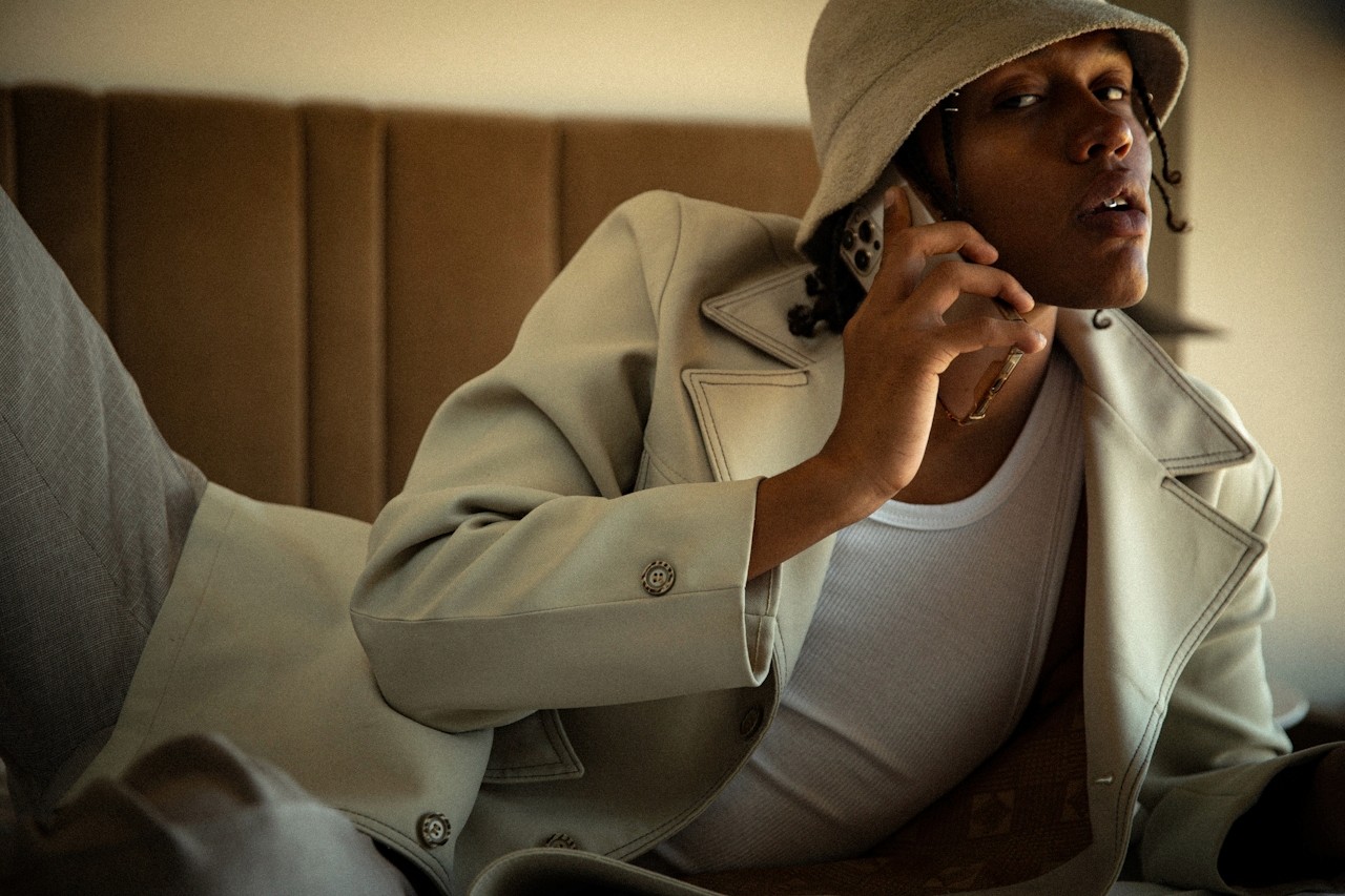 Shot of a guy talking to someone on the phone