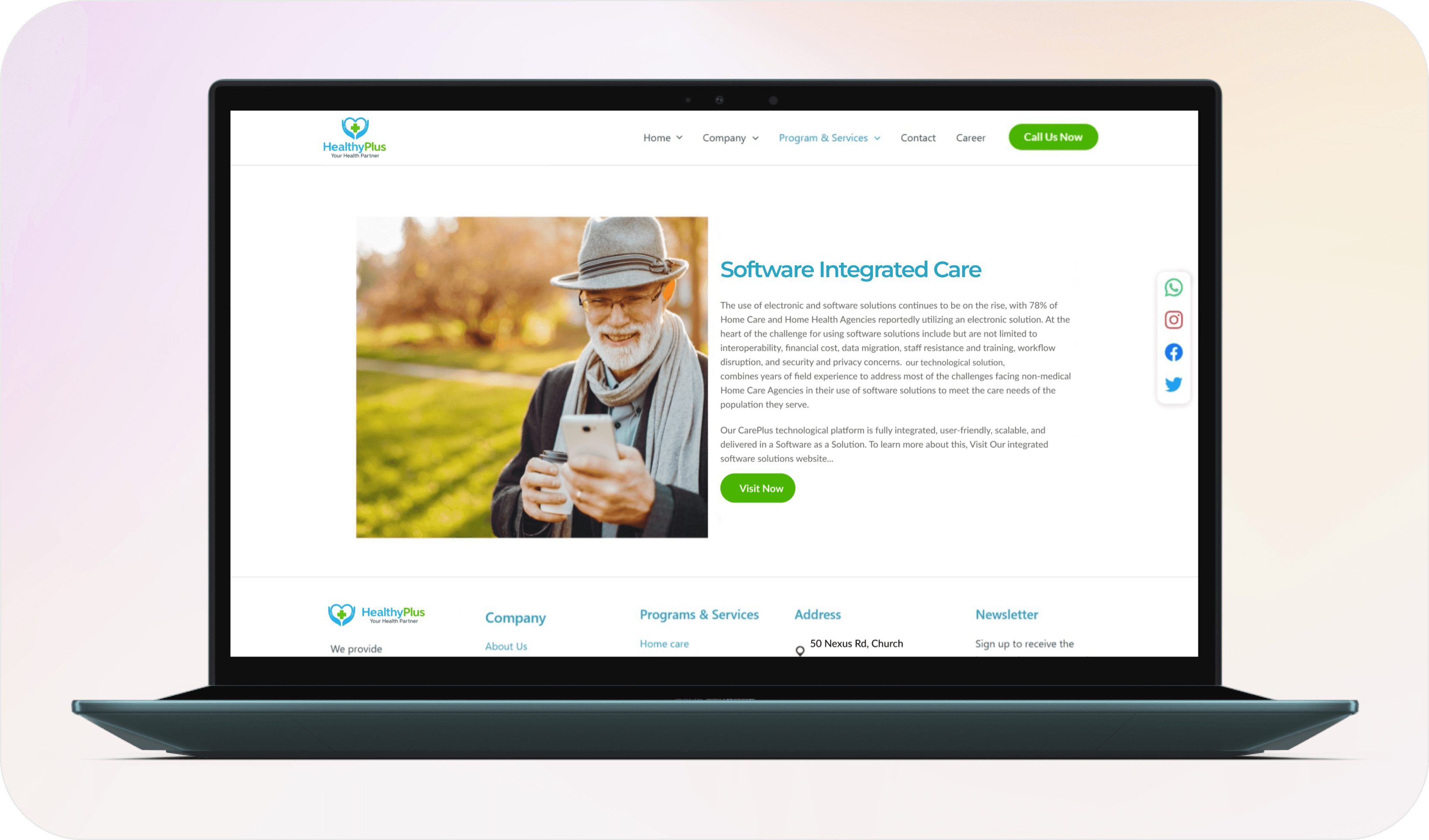 Software Integrated Care Page