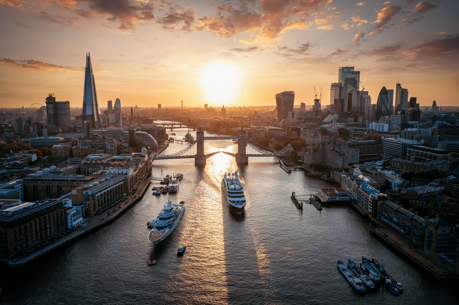 1. Take a Sunset Cruise on the Thames