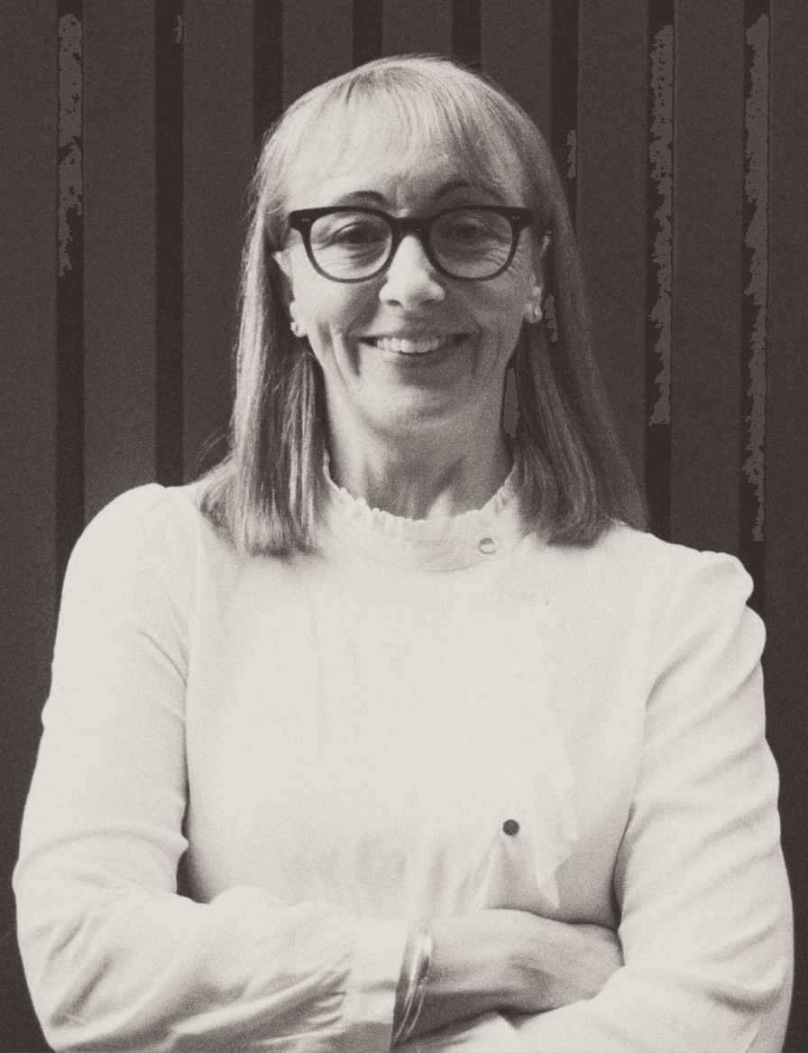 Black and white photo of Head of Womens Wealth, Jane Ryan