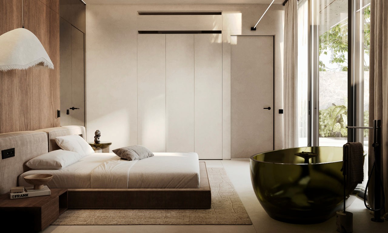 A view-oriented 1-bedroom villa in a quiet part of Ubud with direct tropical forest and jungle views in Secret by INSHI complex