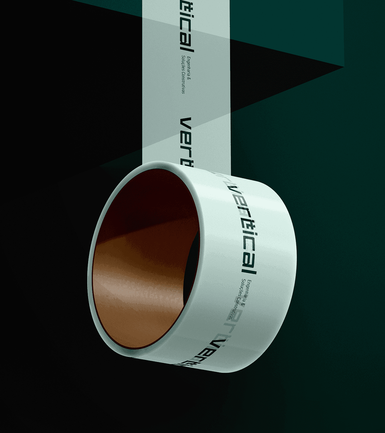 dois celulares em um fundo laranja, na única tela da imagem, é possível visualizar a rede social da empresa Macarrão de Sucesso