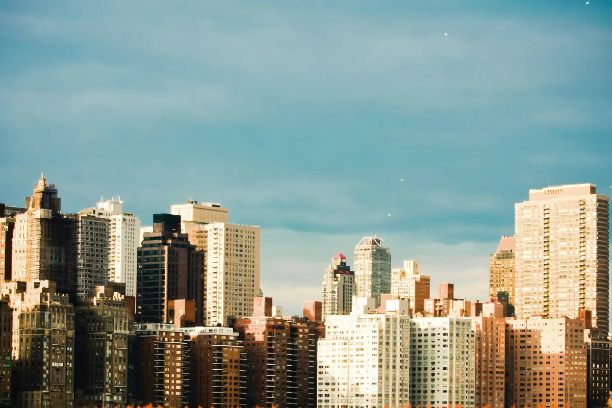high-angle photo of road with vehicles