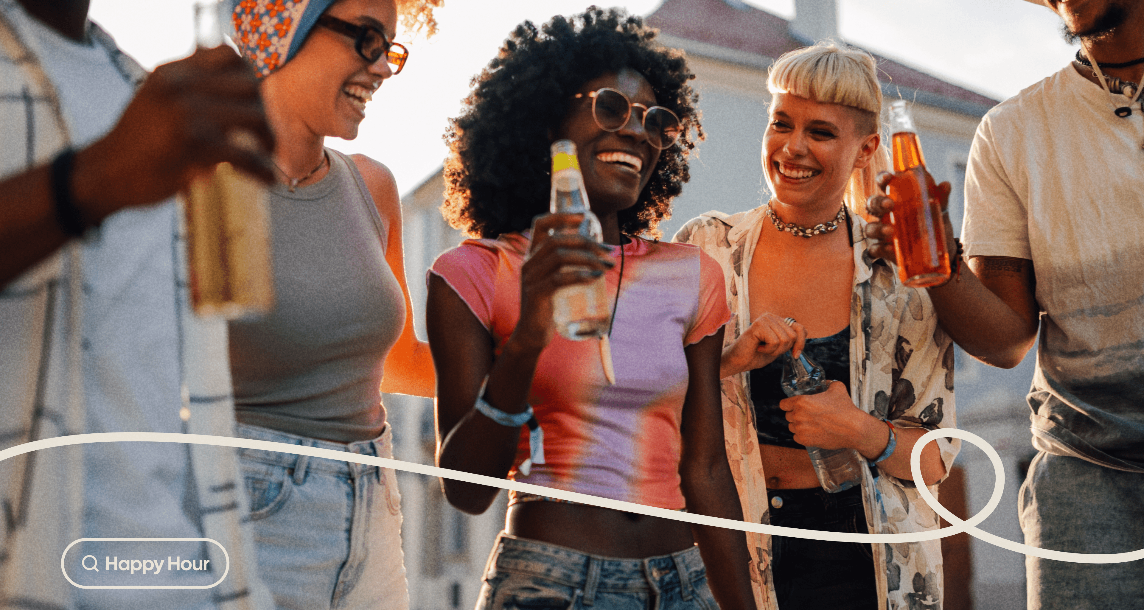 kids lying on a glass land and smiling