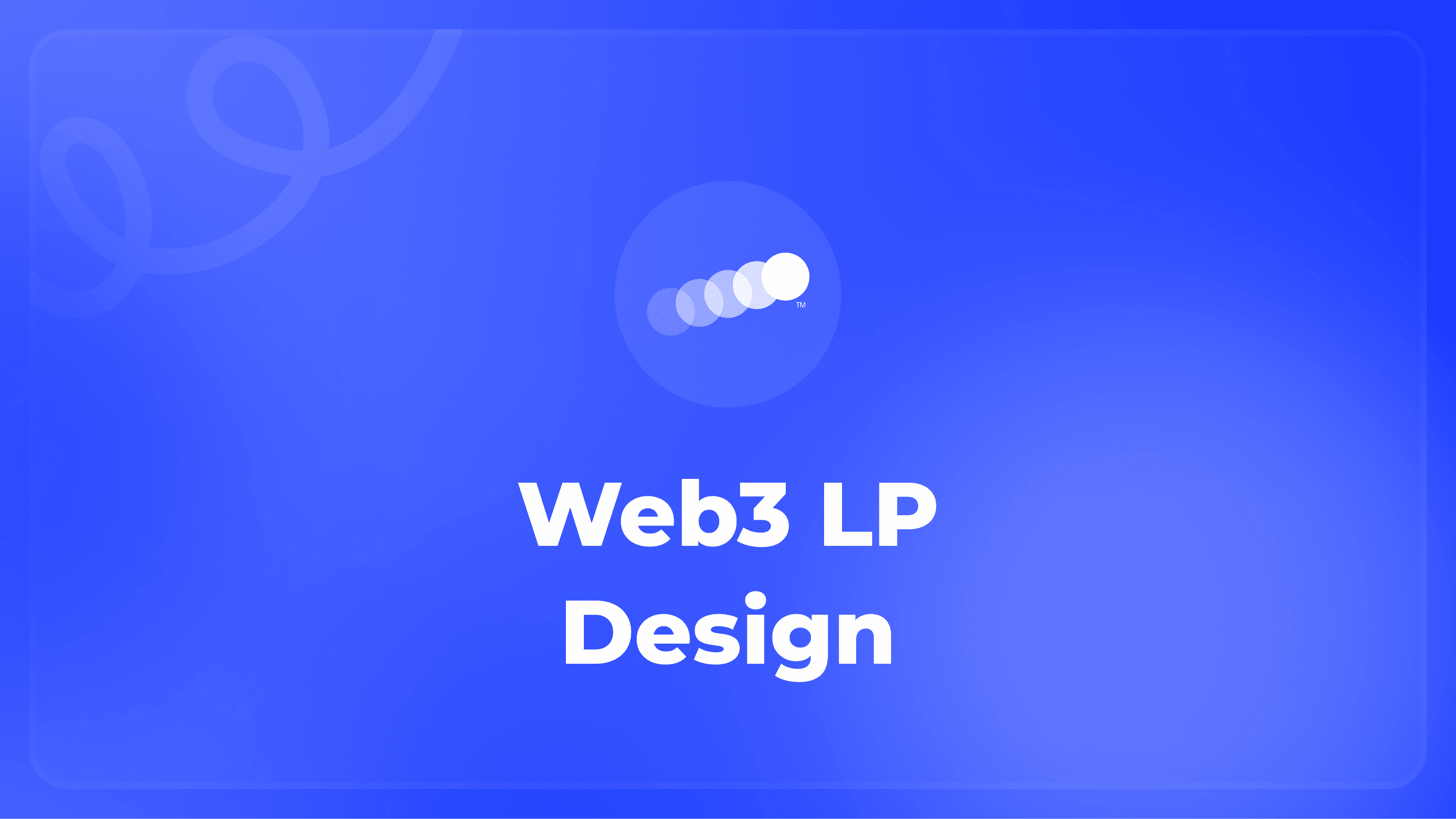 Web3 Landing Page Design Featured