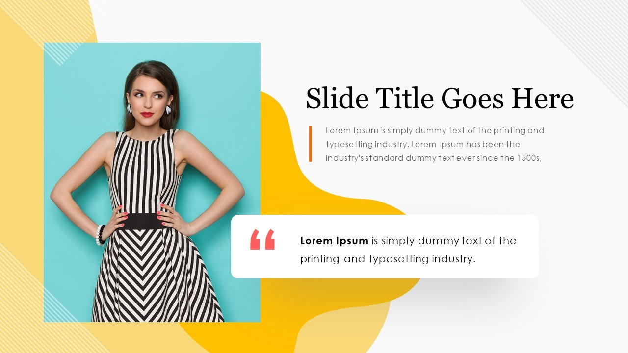 Professional Presentation Slide with Striking Visuals