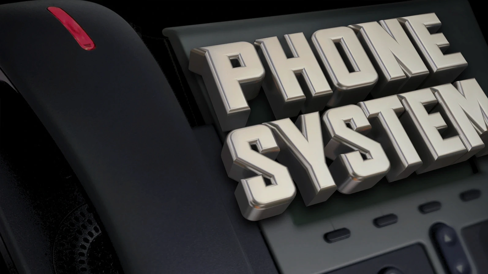 Phone System Business Office Telephone Software Landline Calling 3d Illustration