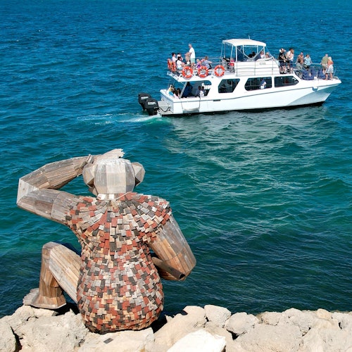 Mandurah: Giant & Dolphin Guided Sightseeing Cruise tickets