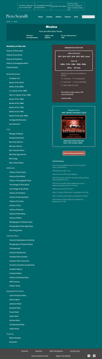 image of my redesign of the music page of scaruffi.com