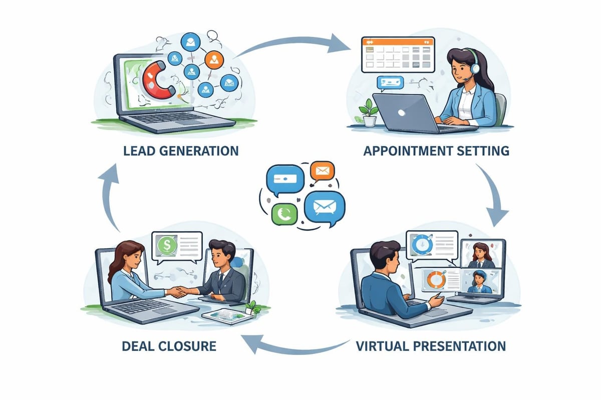 Remote sales workflow