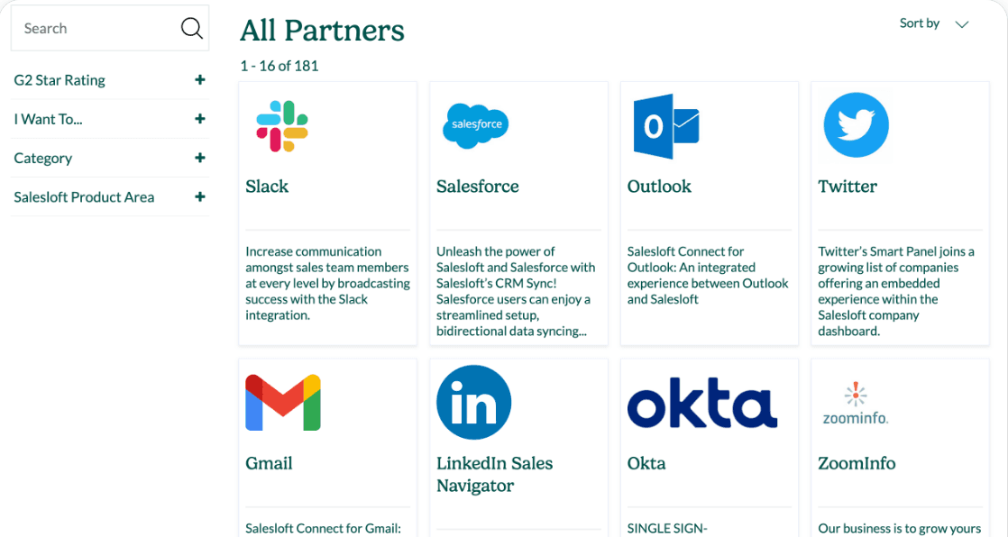 Salesloft Integration Options