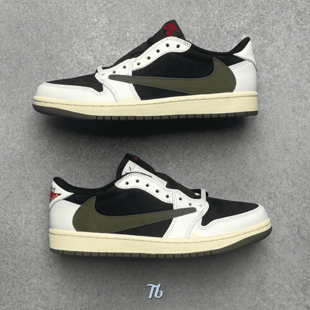 Travis Scott x Wmns Air Jordan 1 Retro Low OG 'Olive' Twobasique