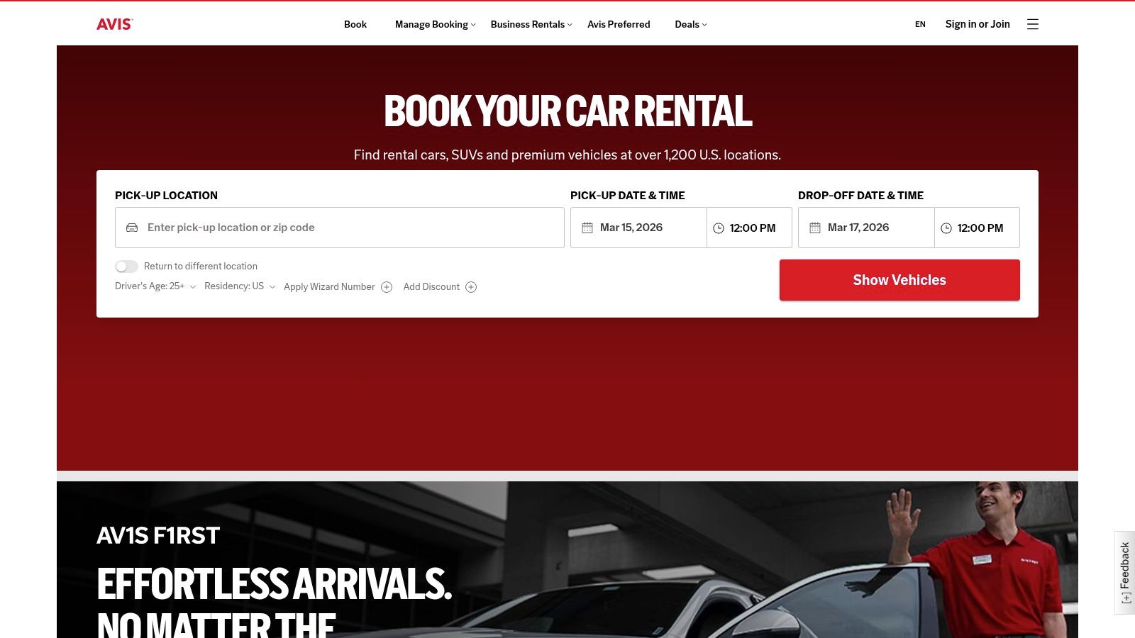 Avis Car Rental