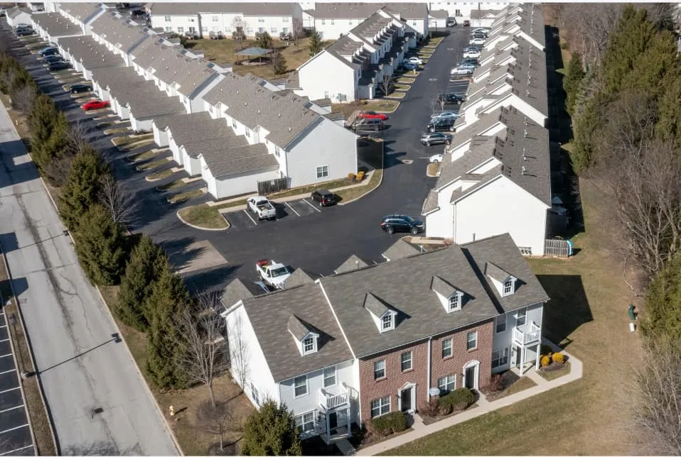 Traditions at Slate Ridge townhomes in Columbus