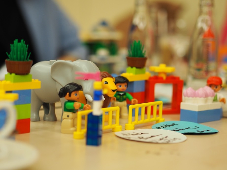 LEGO® Serious Play® Modell welches einen Zoo zeigt