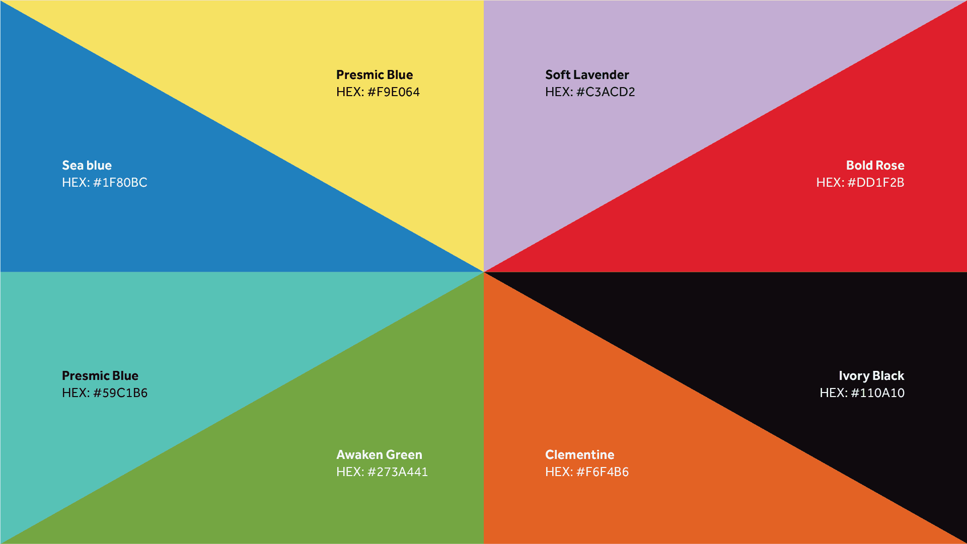 Wadi brand color palette