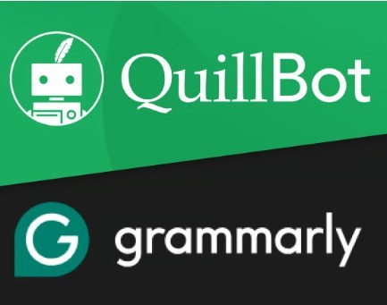 Grammarly and Quillbot Logo