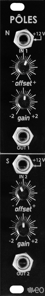 pôle dual attenuverter