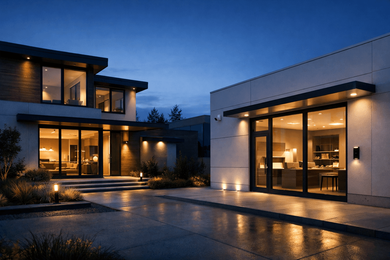 gold Apple iPhone smartphone held at the door