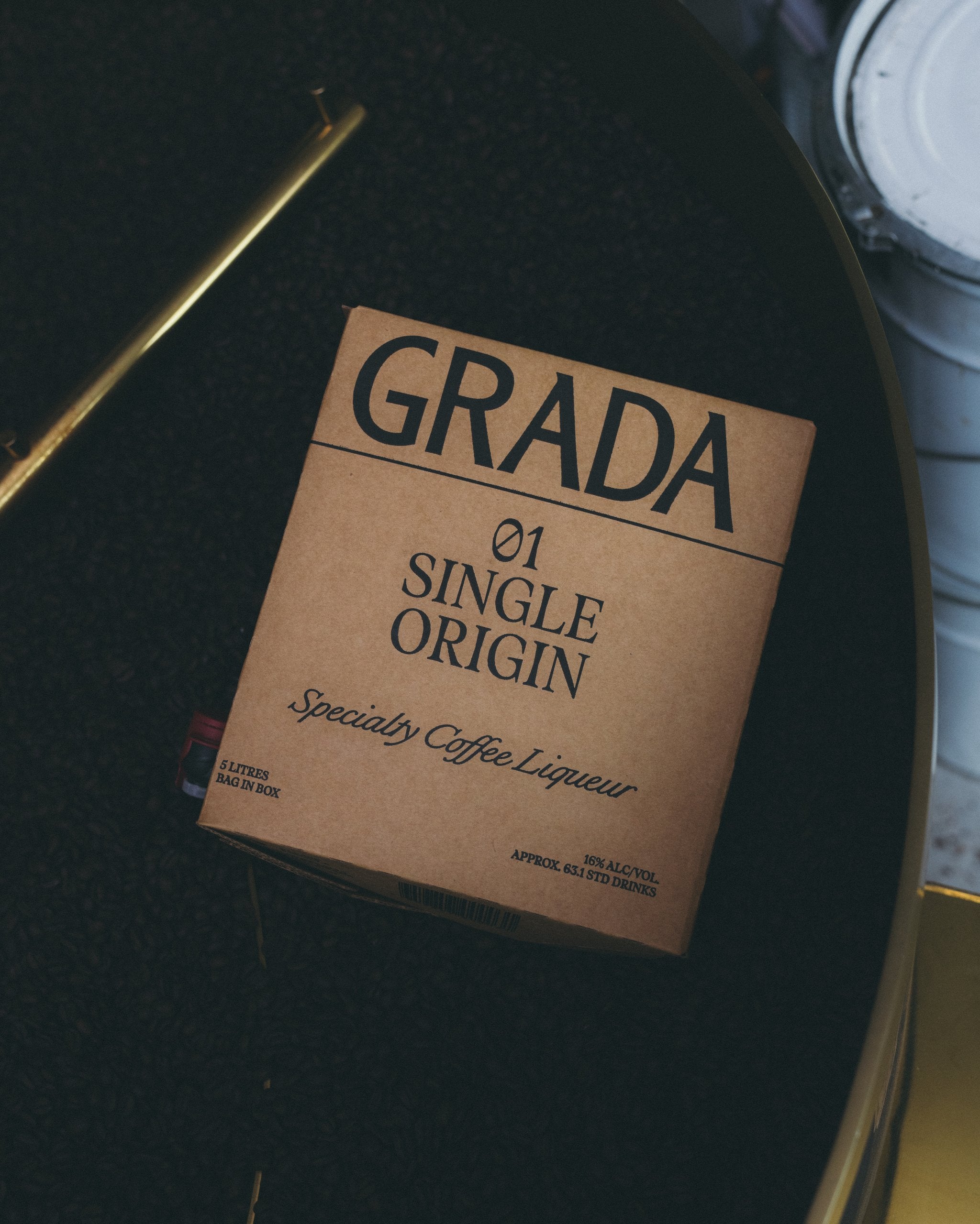 GRADA 5L Bag-in-Box — alternate angle, branded packaging for high-volume venues.