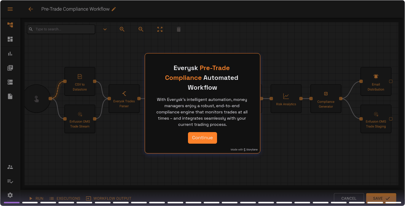 pre-trade compliance workflow automation gif
