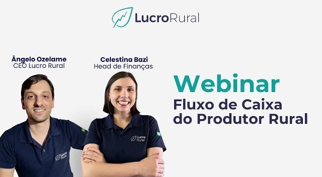 Convite para webinar de gestão financeira e fluxo de caixa rural prático para produtores.