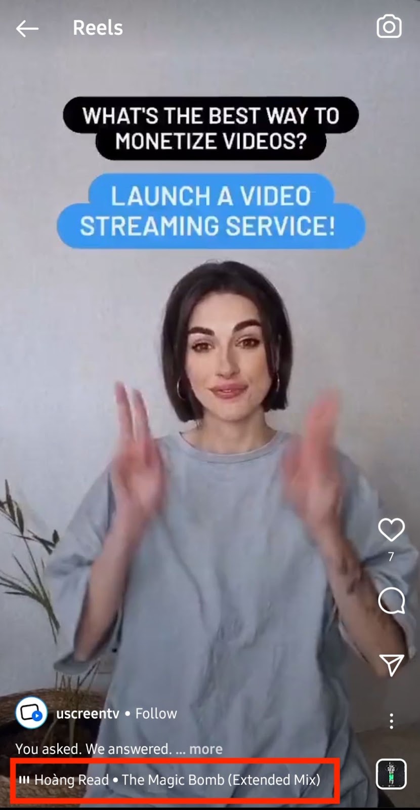 IG post with The Magic Bomb by Hoàng Read