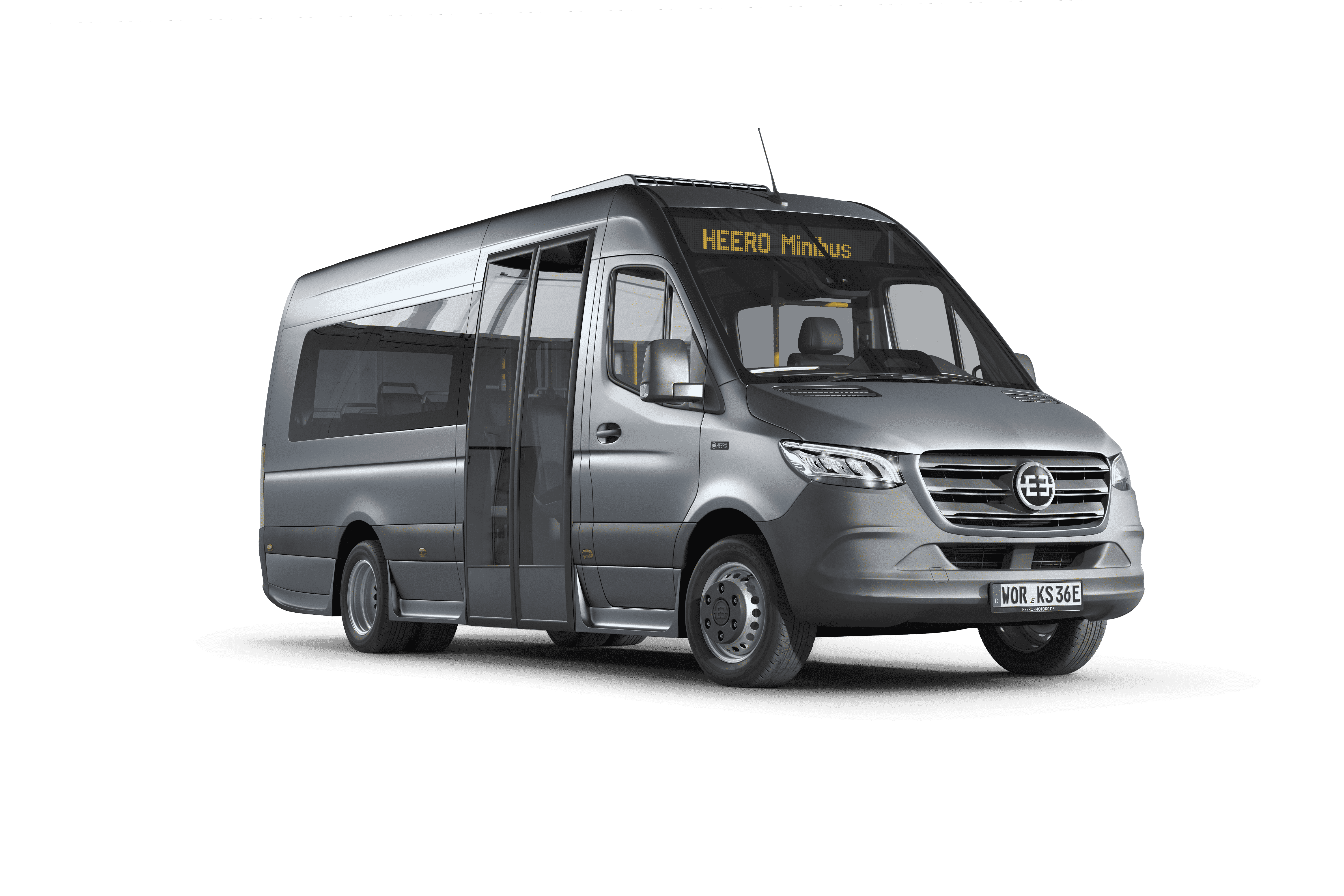 Elektrischer HEERO Minibus Mittelniederflur barrierefrei