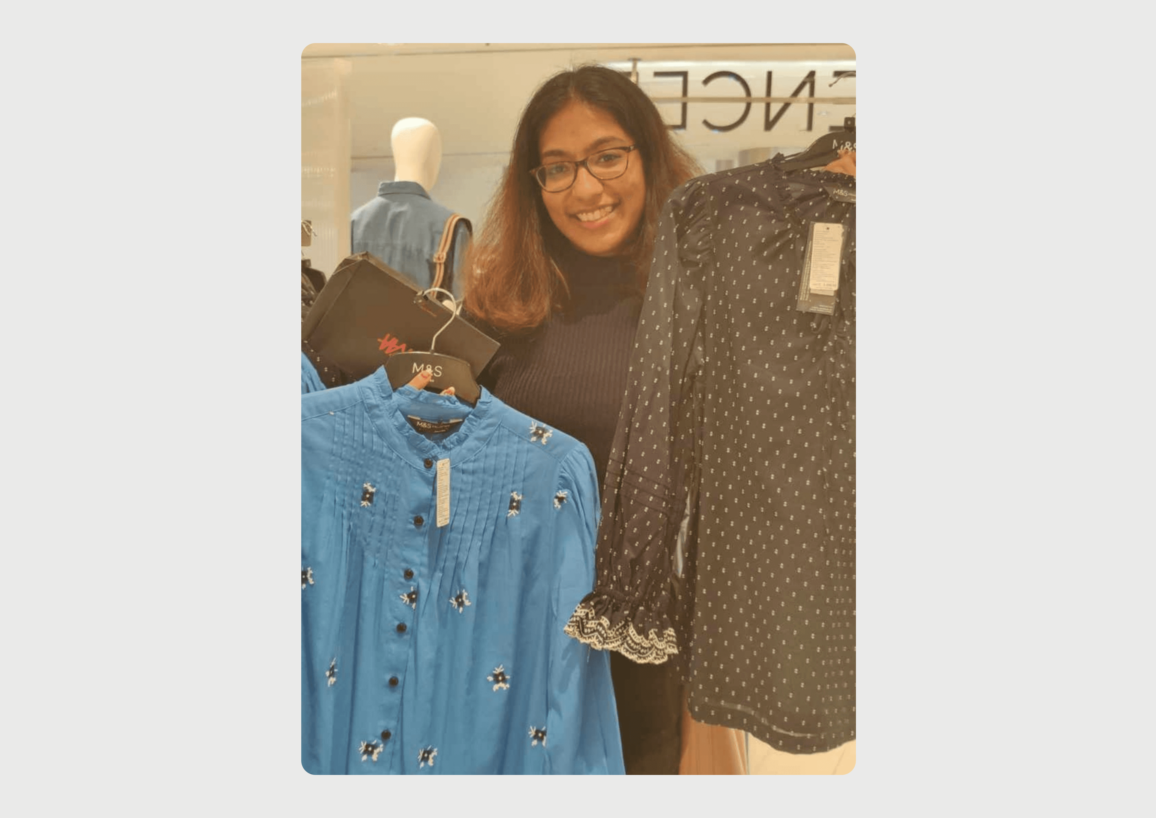 Woman with color palette