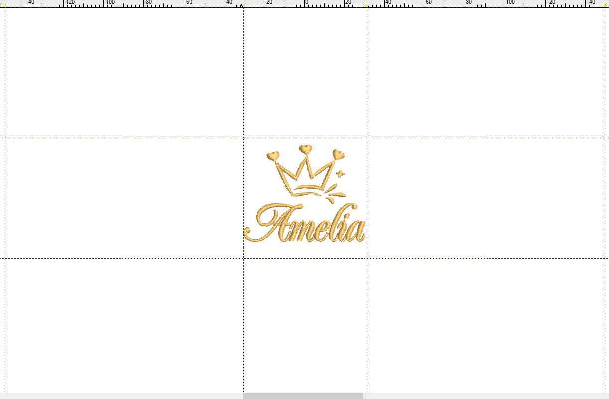 coronita, litera si frunze aurii