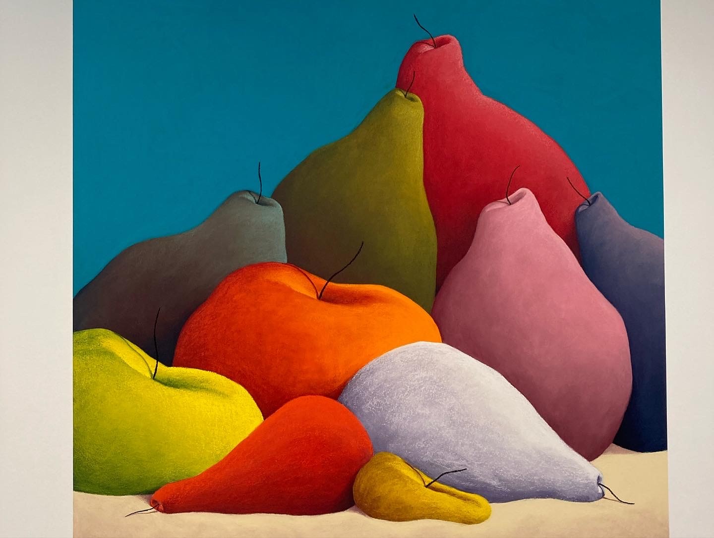 Riding a bicycle with V sign