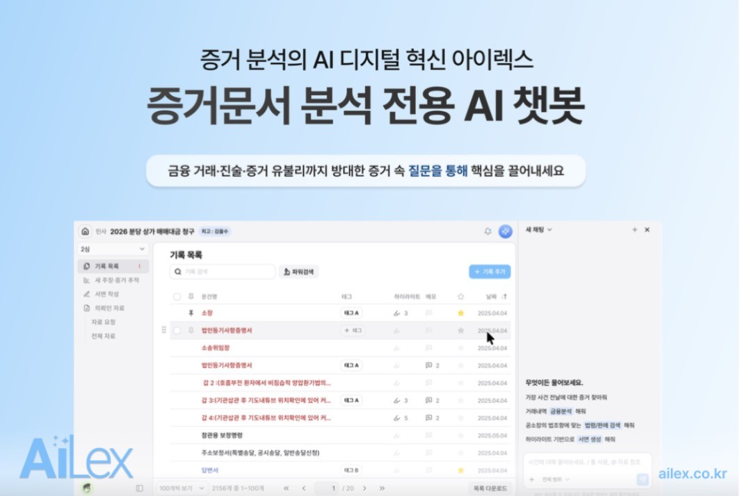 [LES 2026] 10만 쪽 증거 분석부터 서증 부여까지