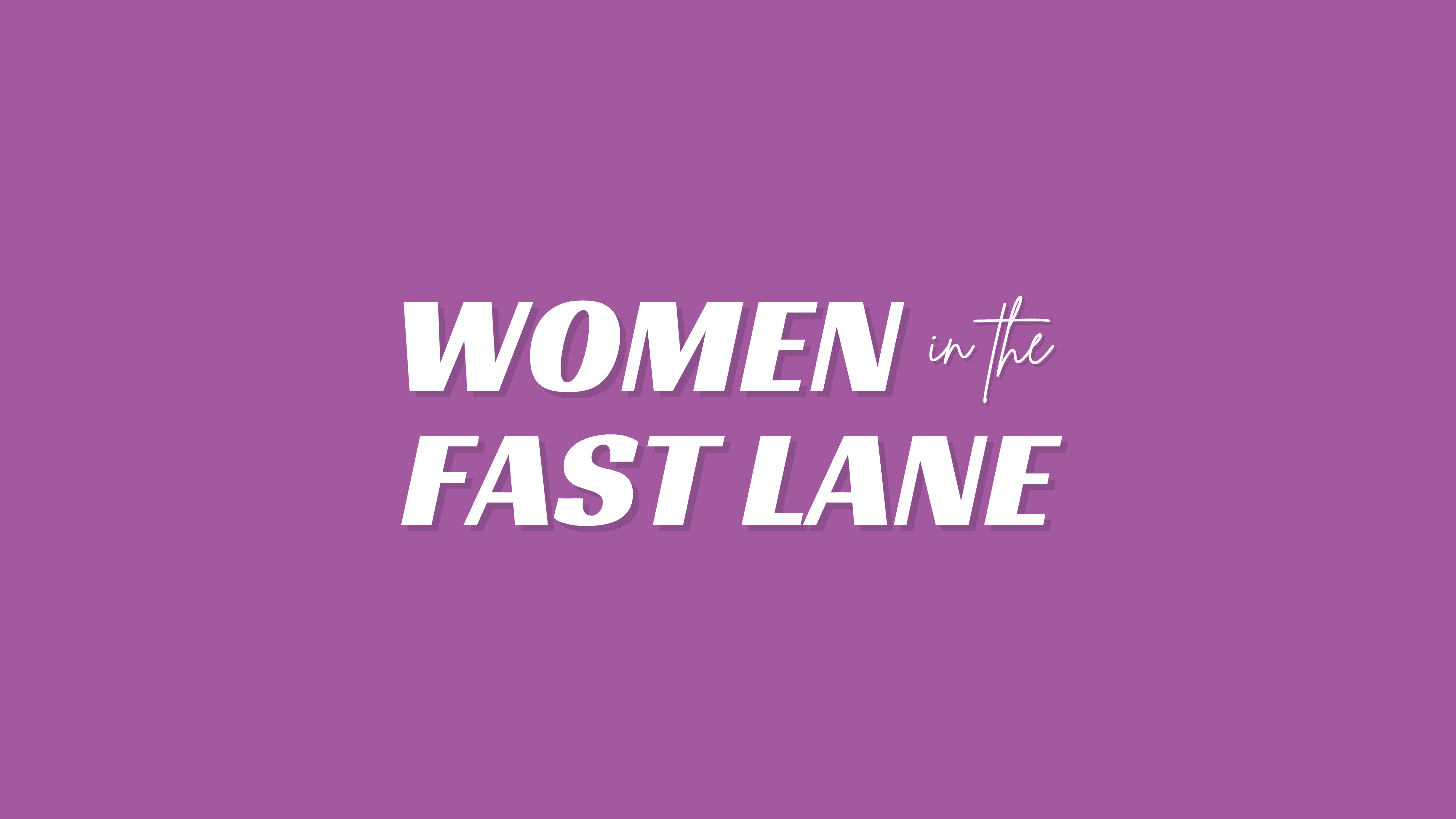 Couv women in the fast lane 1