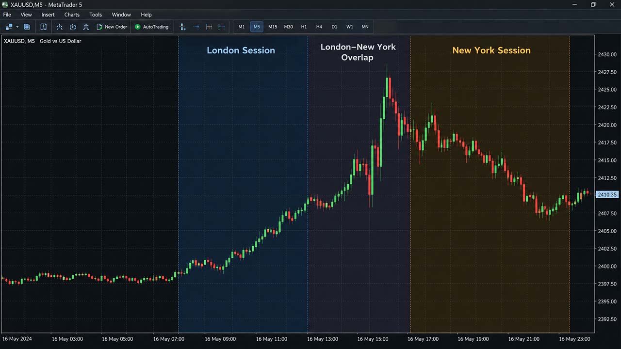 The Best Time for XAU/USD Scalping