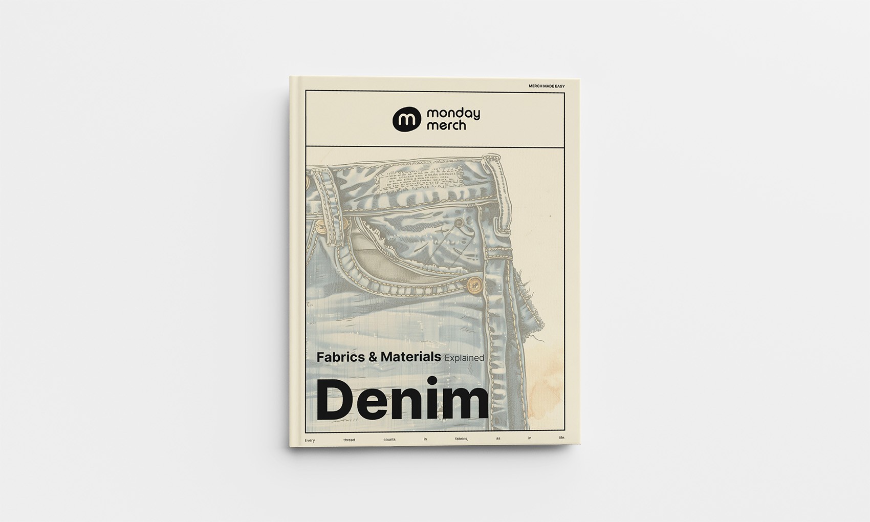 Monday Merch Fabrics and Materials Book Denim