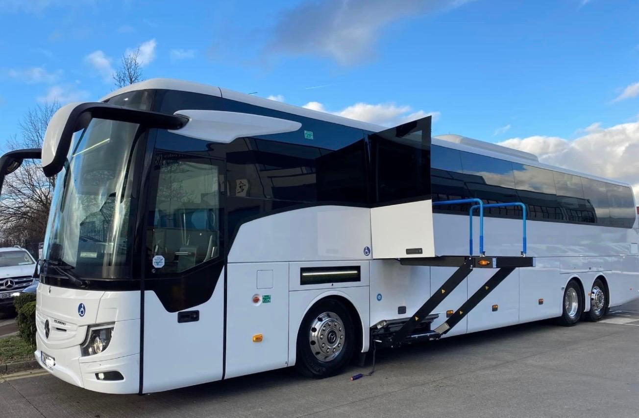 Luxury minibus and coach for premium chauffeur transport services.