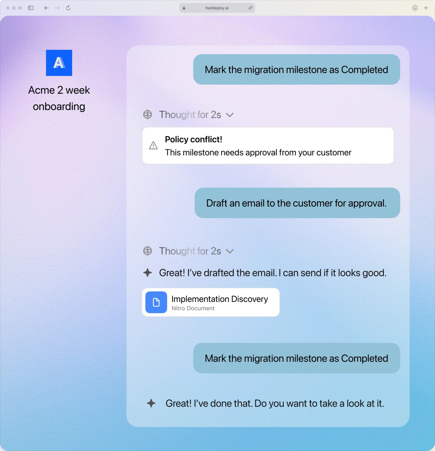 Generative AI for dynamic responses