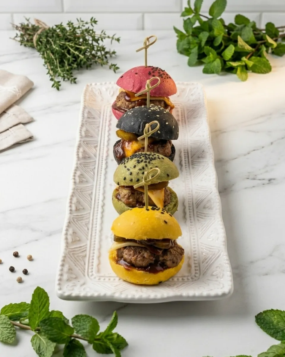 Servicio de Coffee Break Premium con café de especialidad y estaciones de comida decoradas con flores.