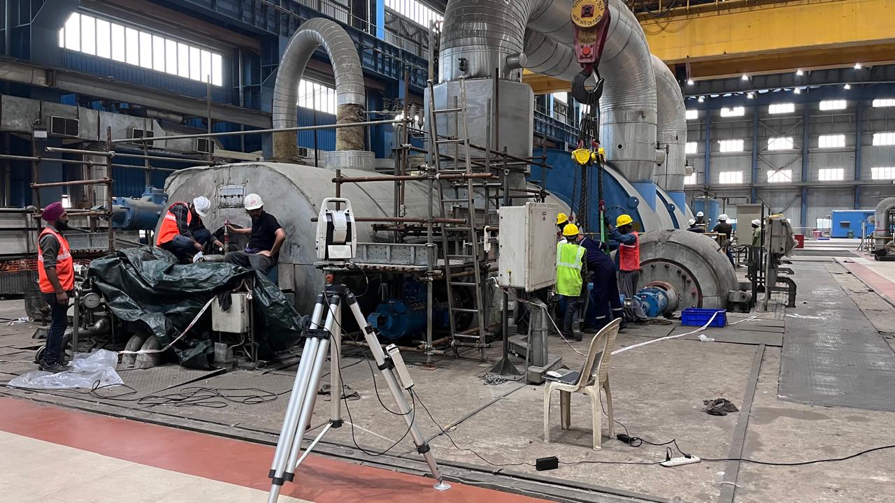 a factory with a lot of steel being made