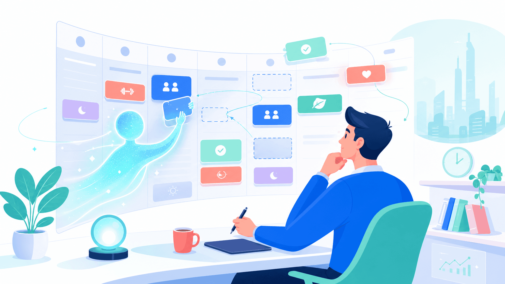 Best AI Calendar Apps for Smarter Scheduling editorial illustration