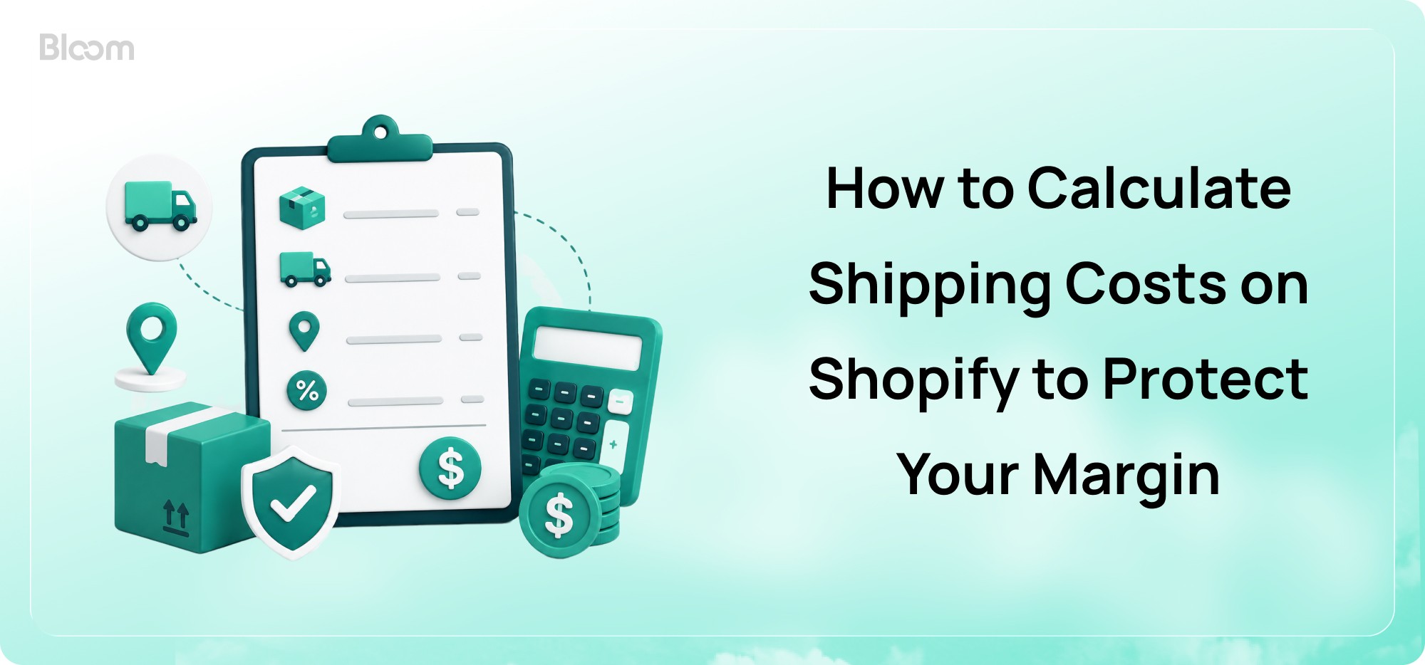 Calculate shipping cost on shopify