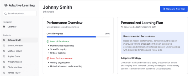 A paper sketch of the new design that has gradebok category on the left and on the right is the assignment details with a divider to show the interaction when a teacher selects in individual students and sees a list of all students in the class