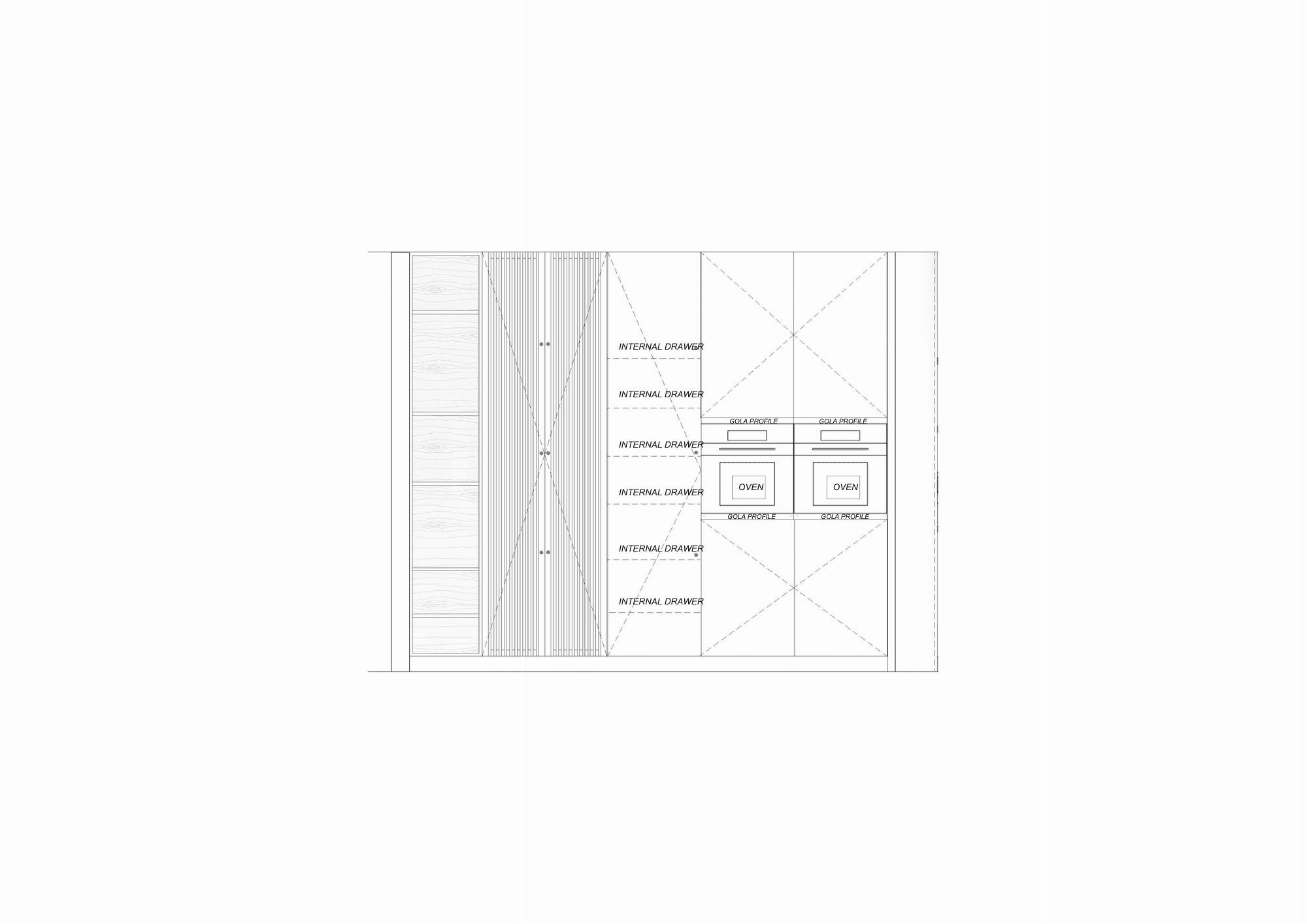 Oven Wall Elevation