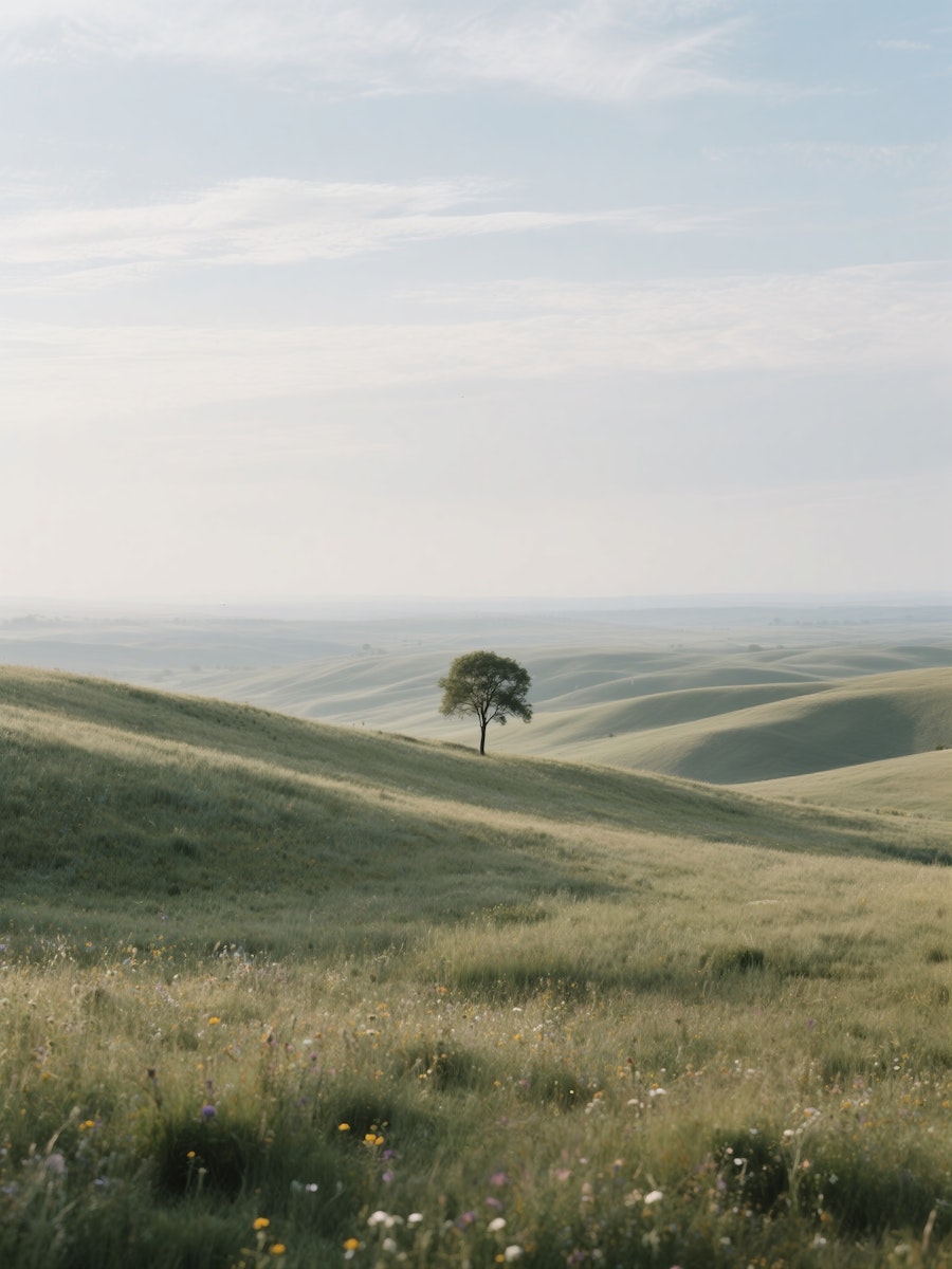 Tall dry grass against a cloudy sky