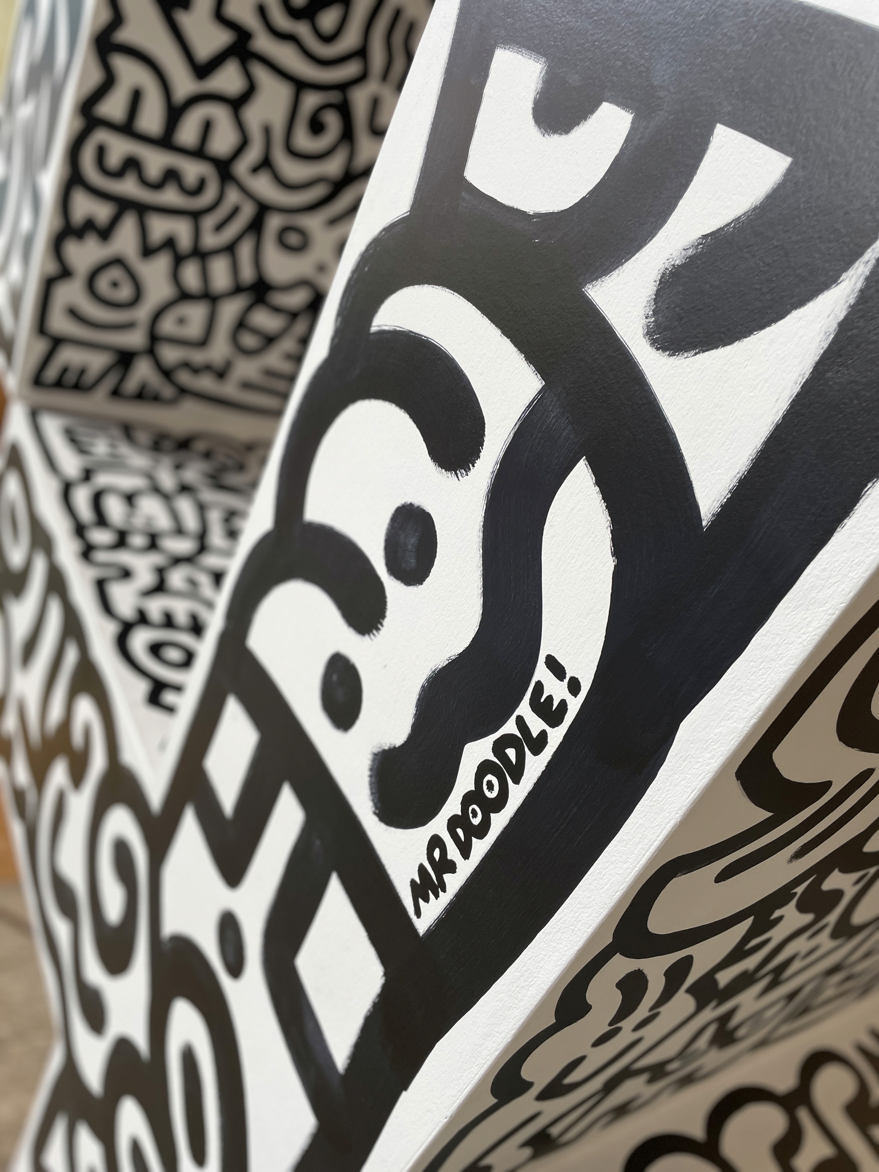 people in a large building with Tate Modern in the background