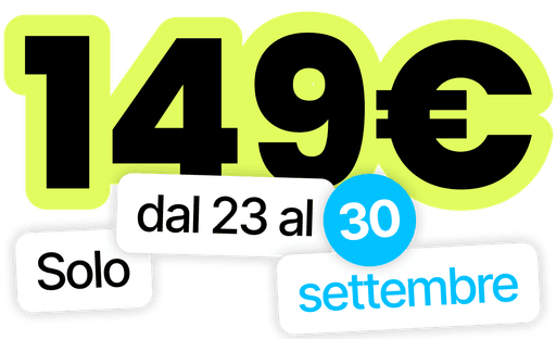 Back to school 2024 Guidoio, solo 119€ per iscriverti fino all'8 settembre