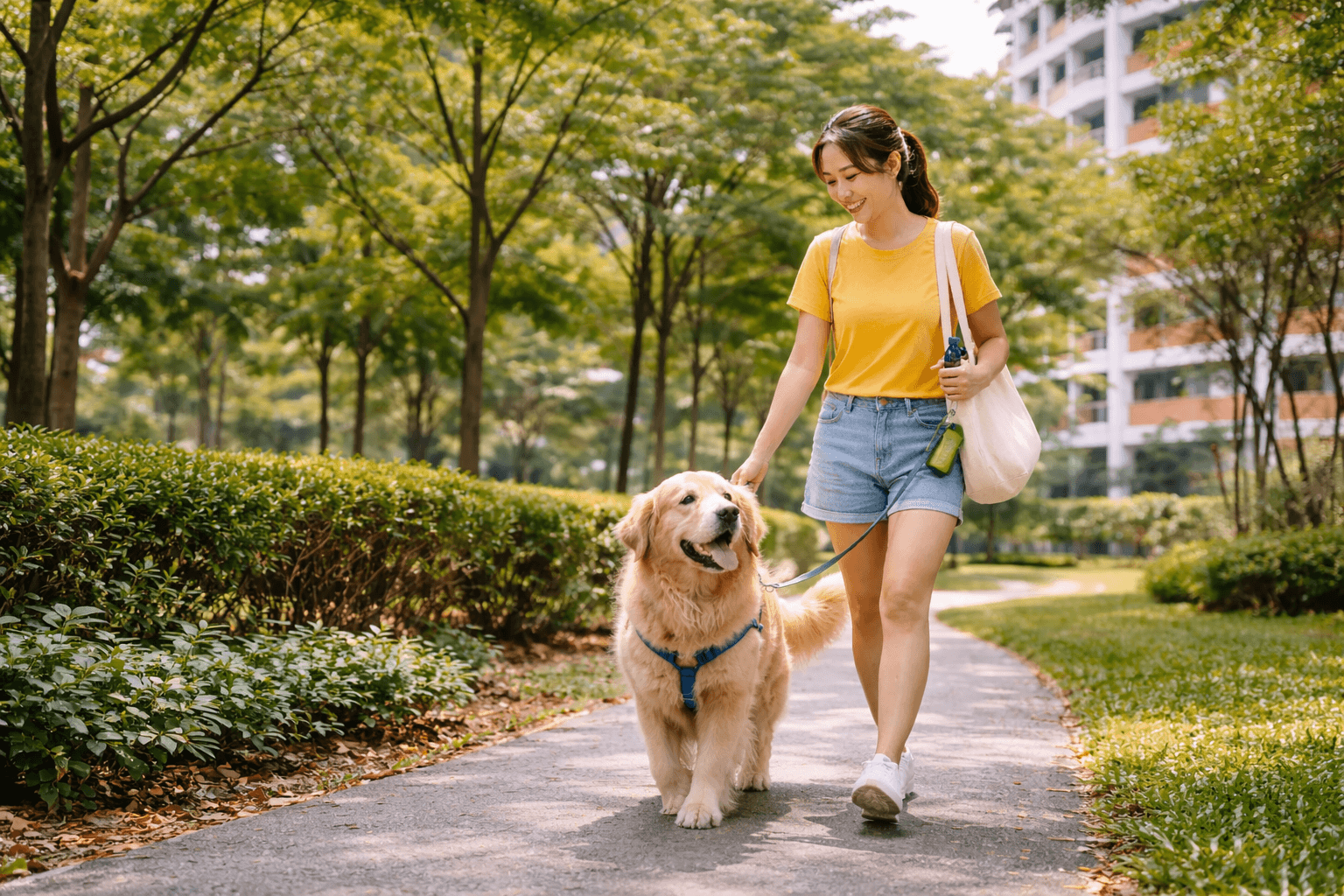 girl in white and pink dress with face mask