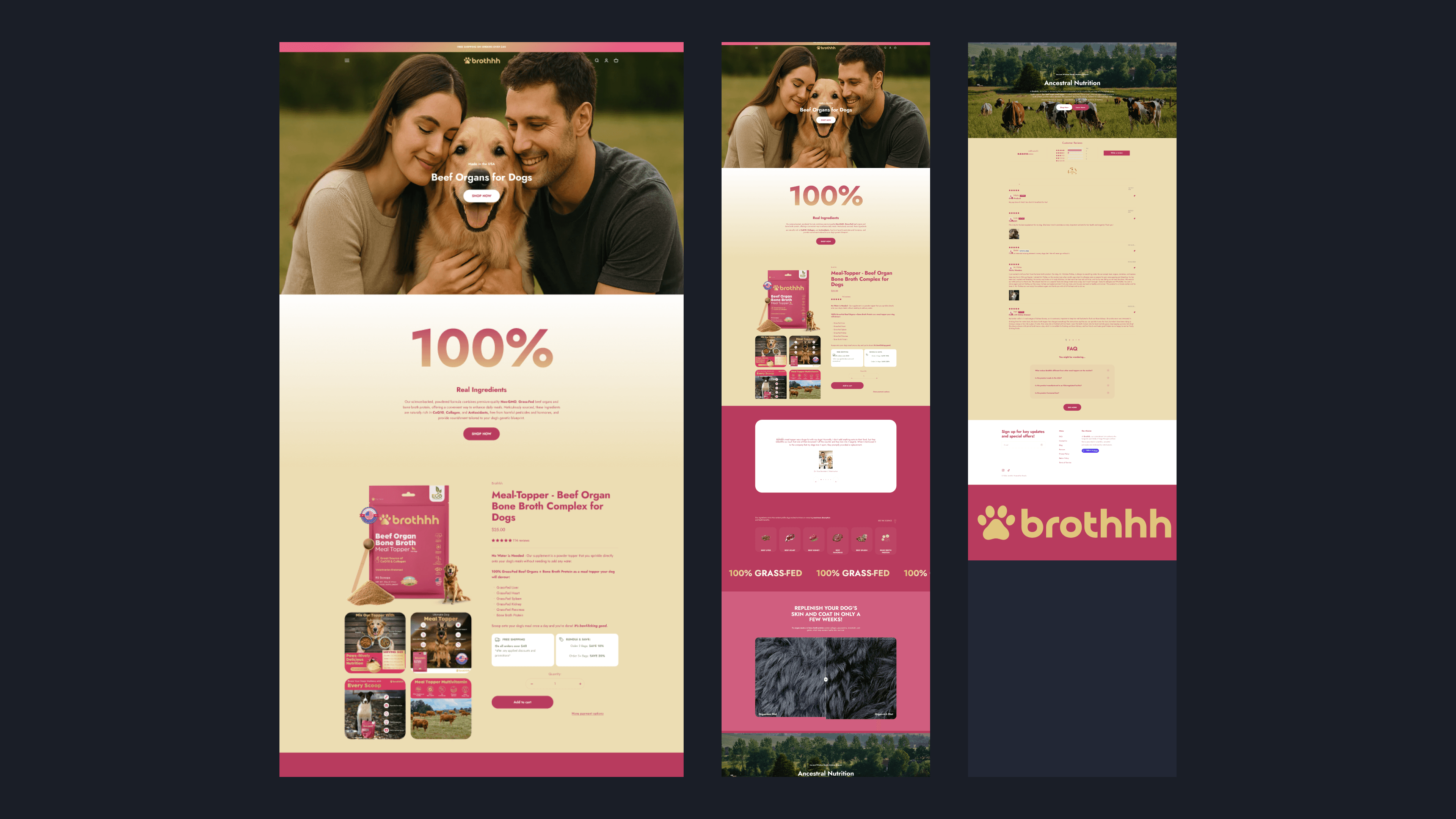 The storefront homepage.