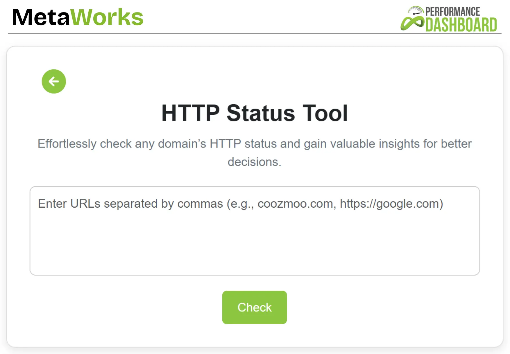 HTTP Status Checker