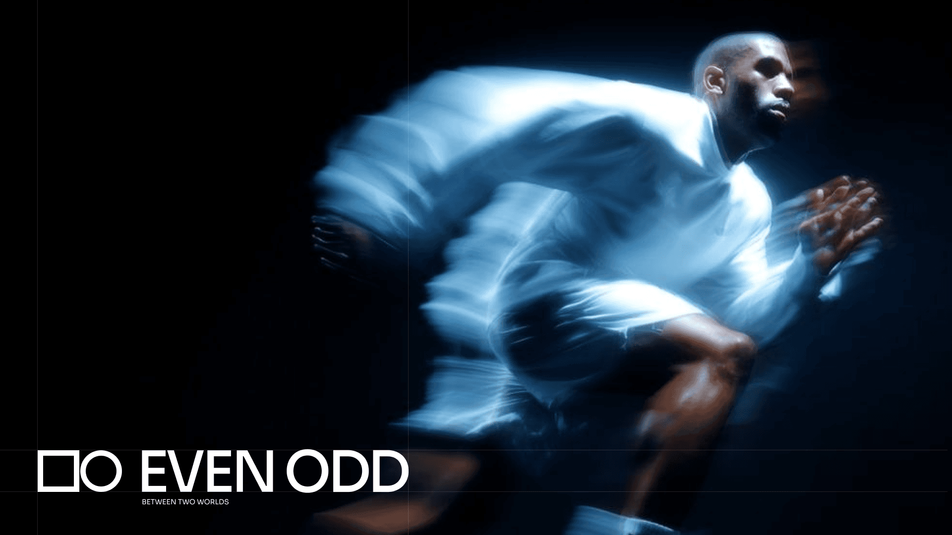 Man wearing glasses viewed from behind